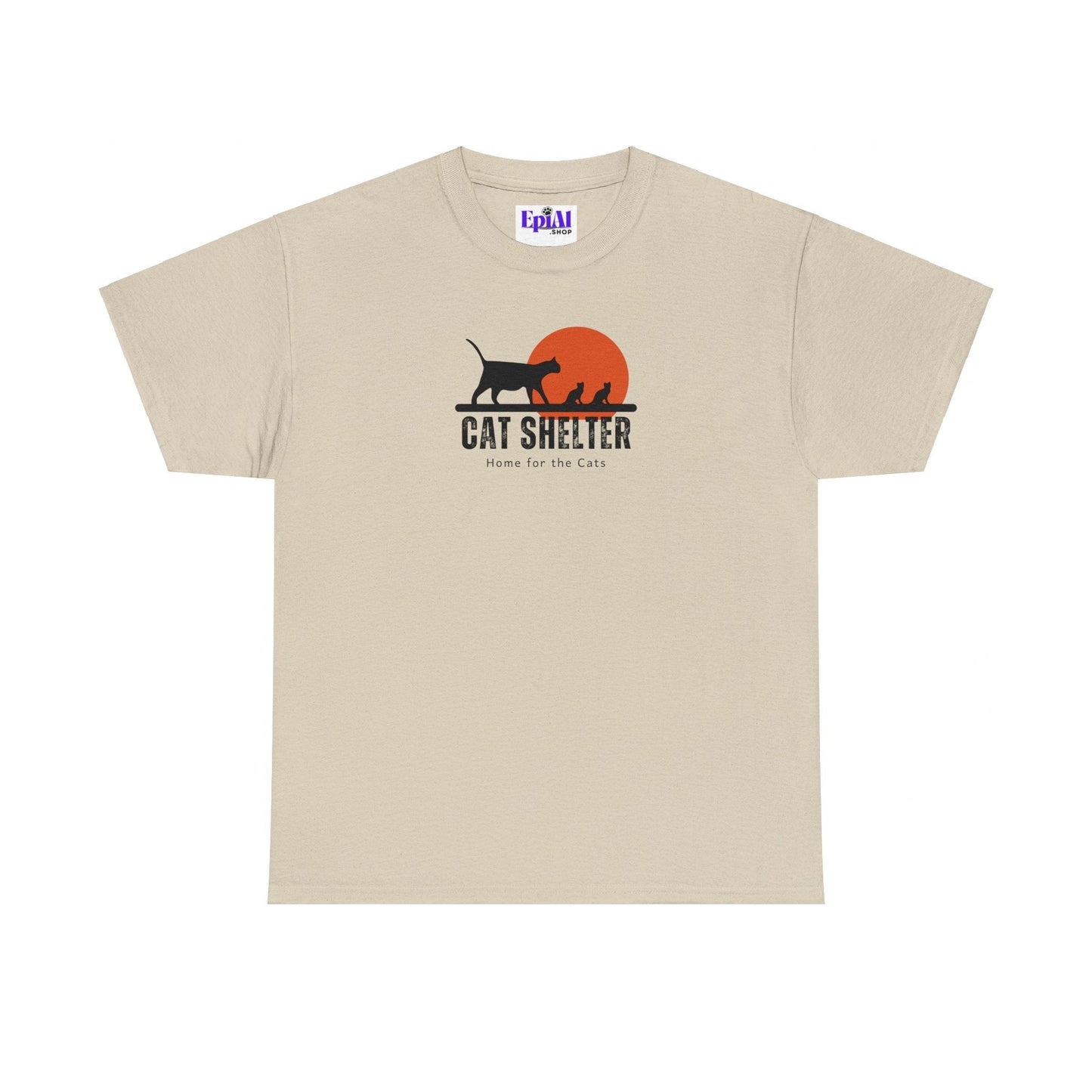 Cat Shelter Unisex Heavy Cotton Tee