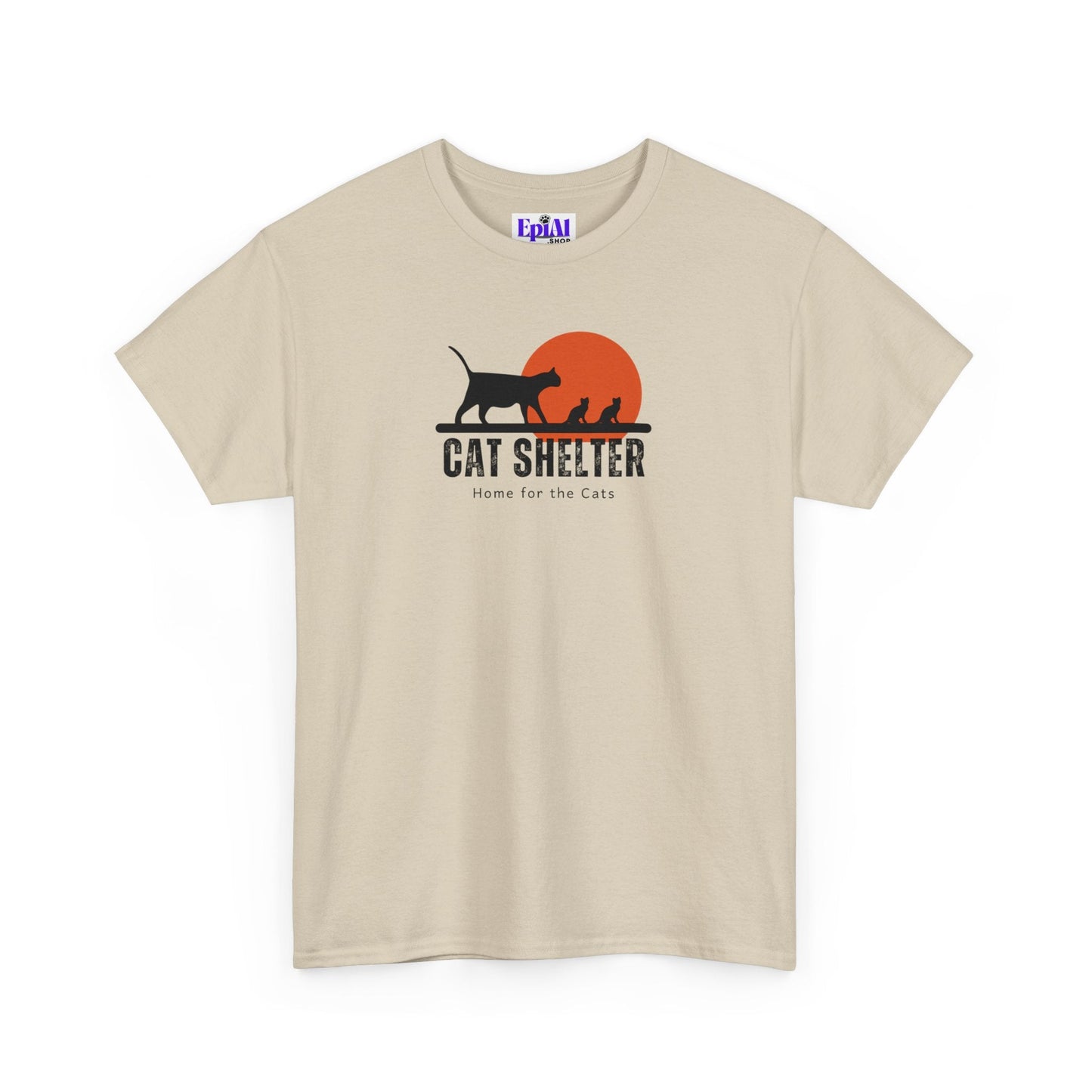 Cat Shelter Unisex Heavy Cotton Tee