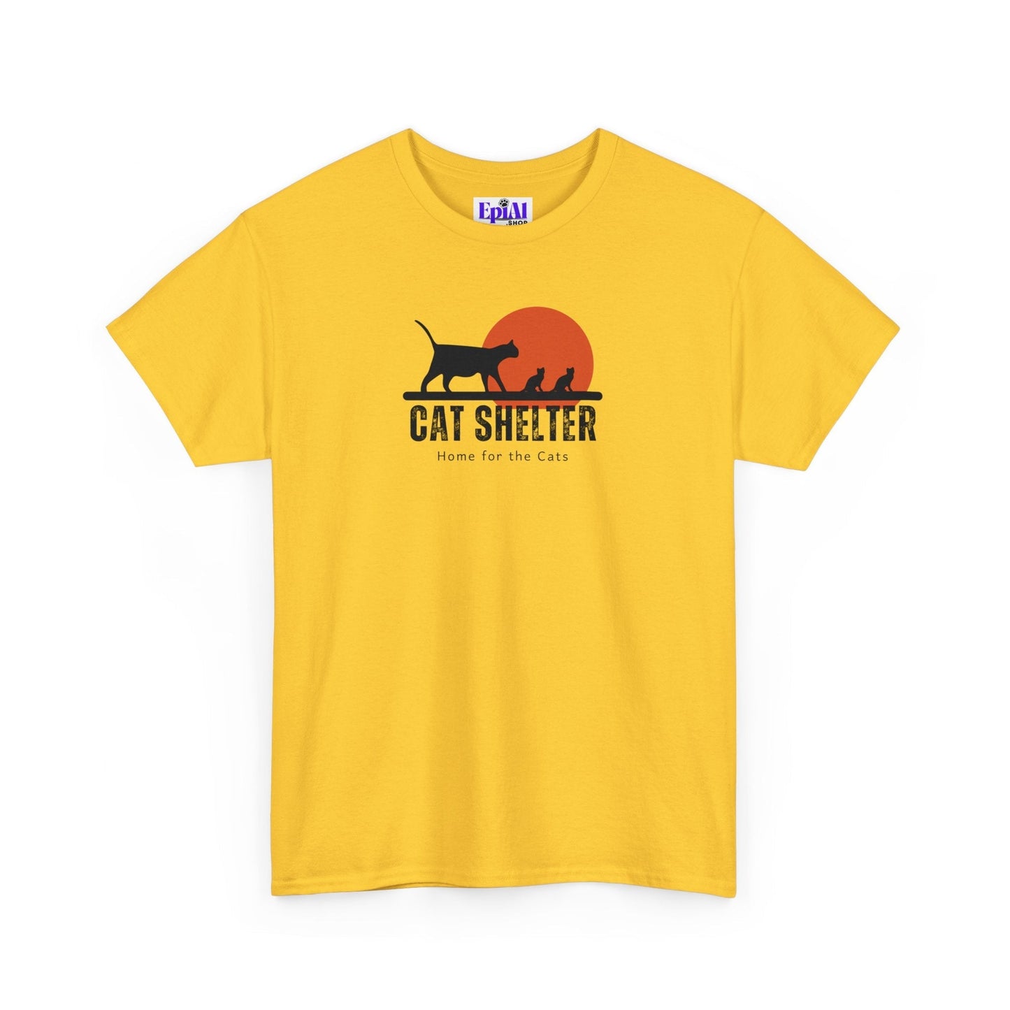 Cat Shelter Unisex Heavy Cotton Tee