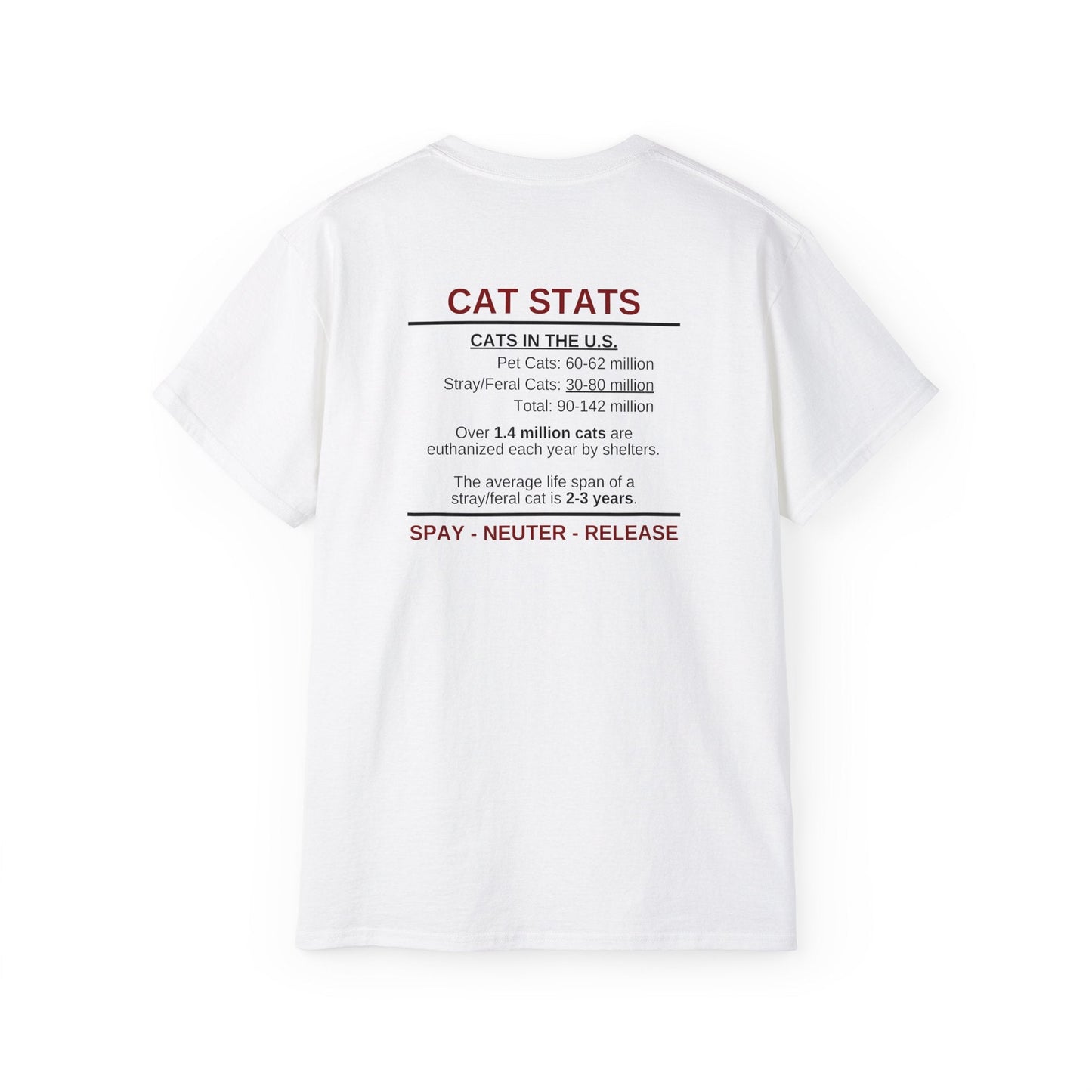 Cat Stats Unisex Ultra Cotton Tee