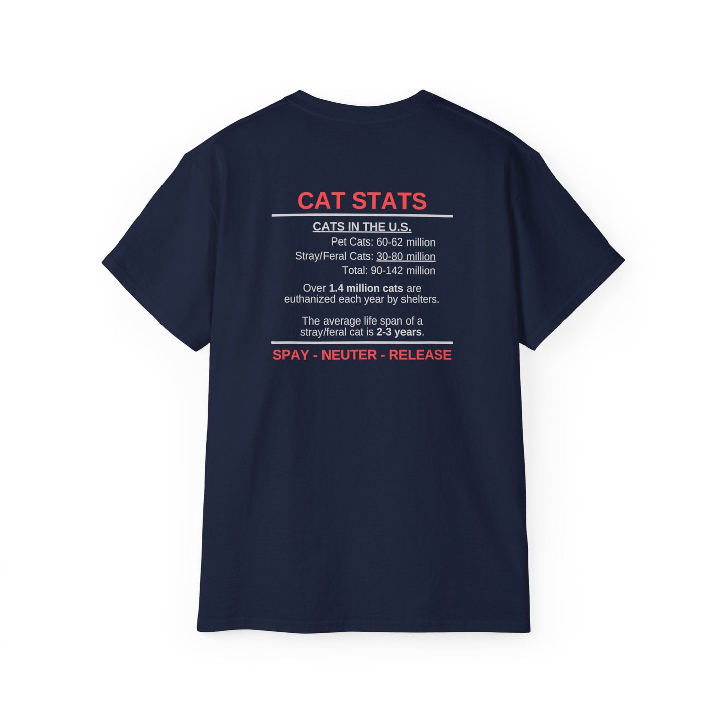Cat Stats Unisex Ultra Cotton Tee