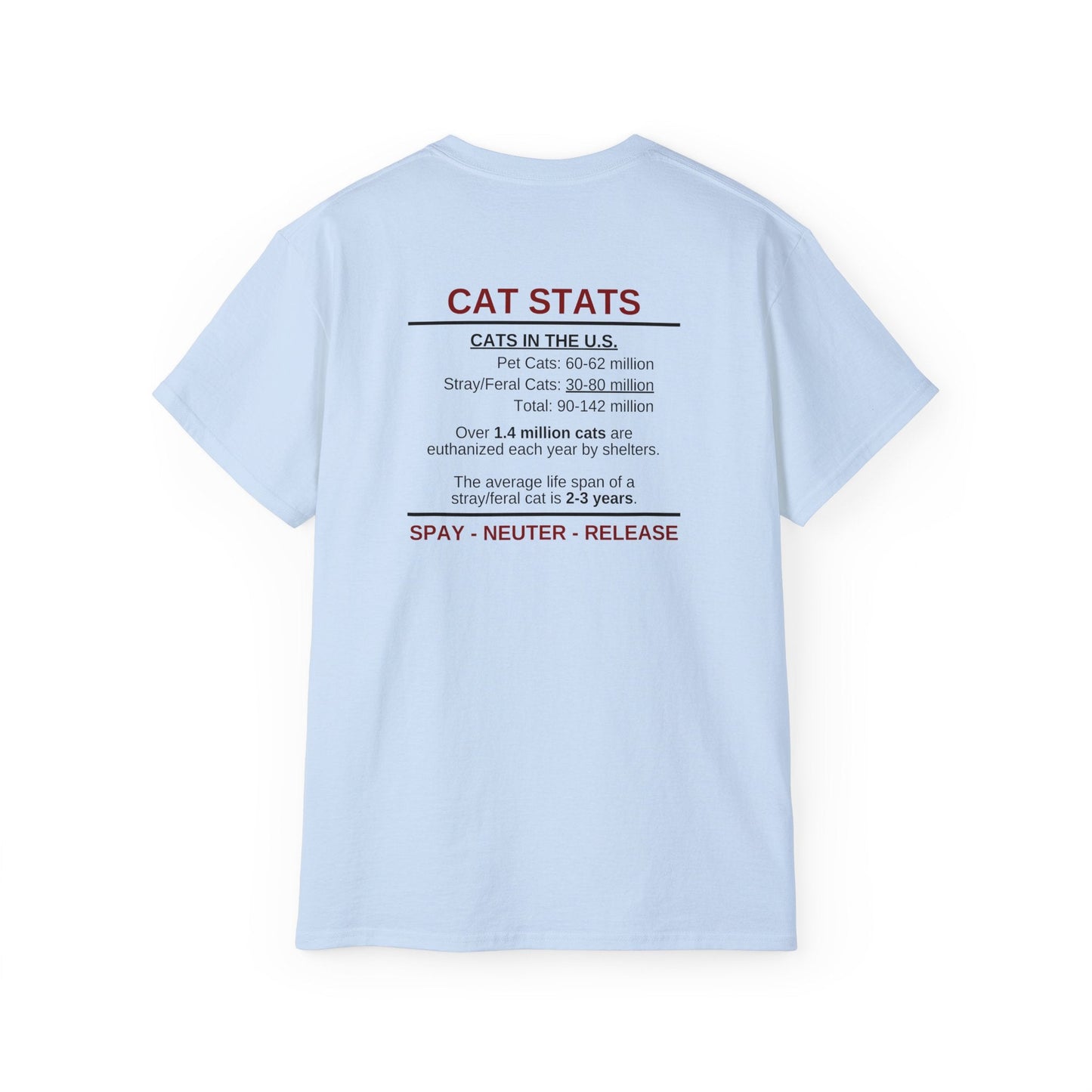 Cat Stats Unisex Ultra Cotton Tee