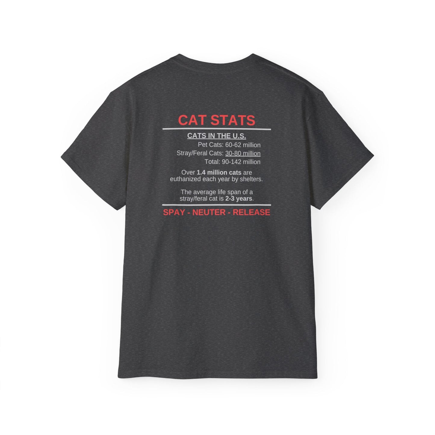 Cat Stats Unisex Ultra Cotton Tee