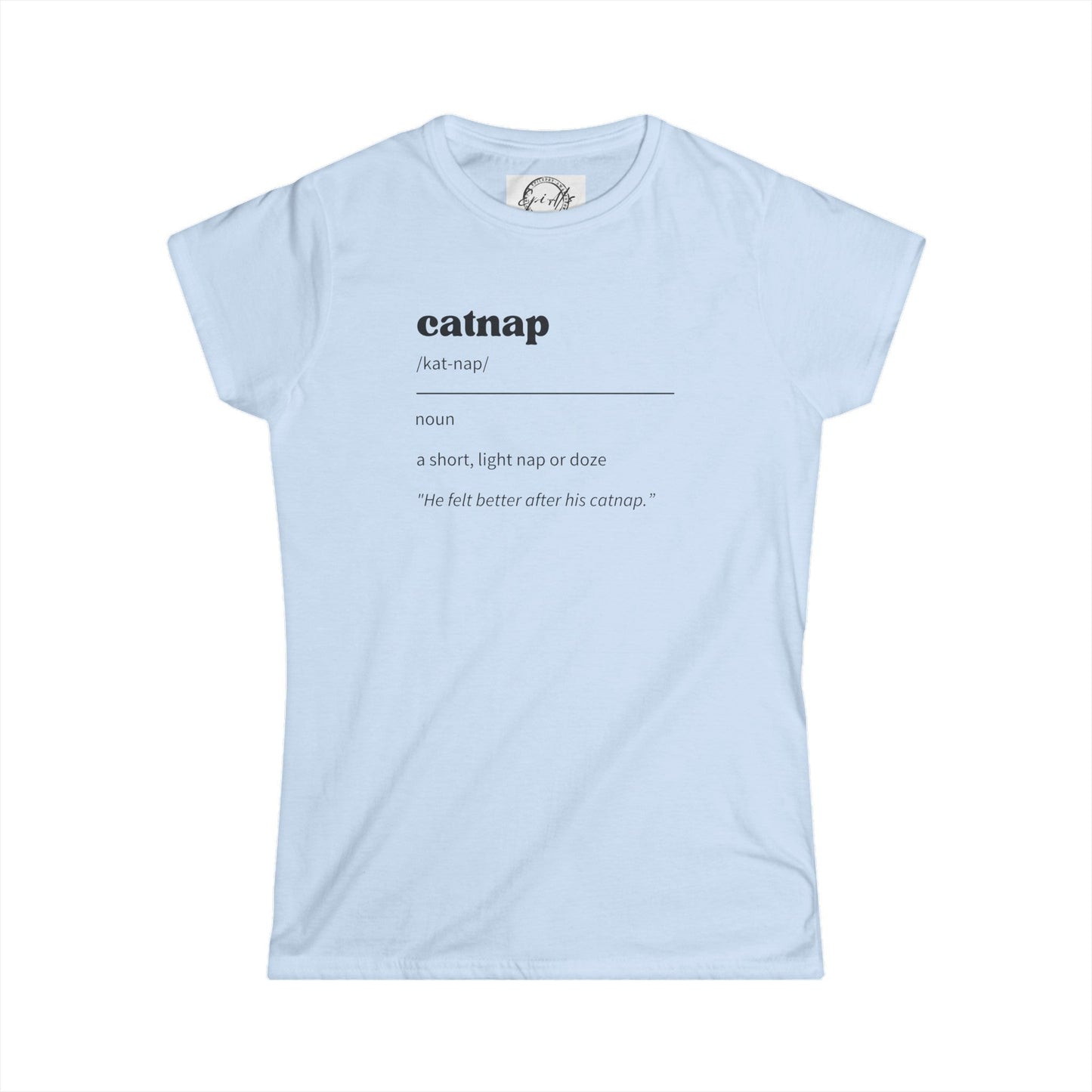 Catnap Definition Women's Softstyle Tee