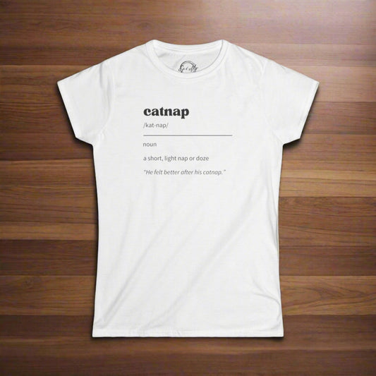 Catnap Definition Women's Softstyle Tee