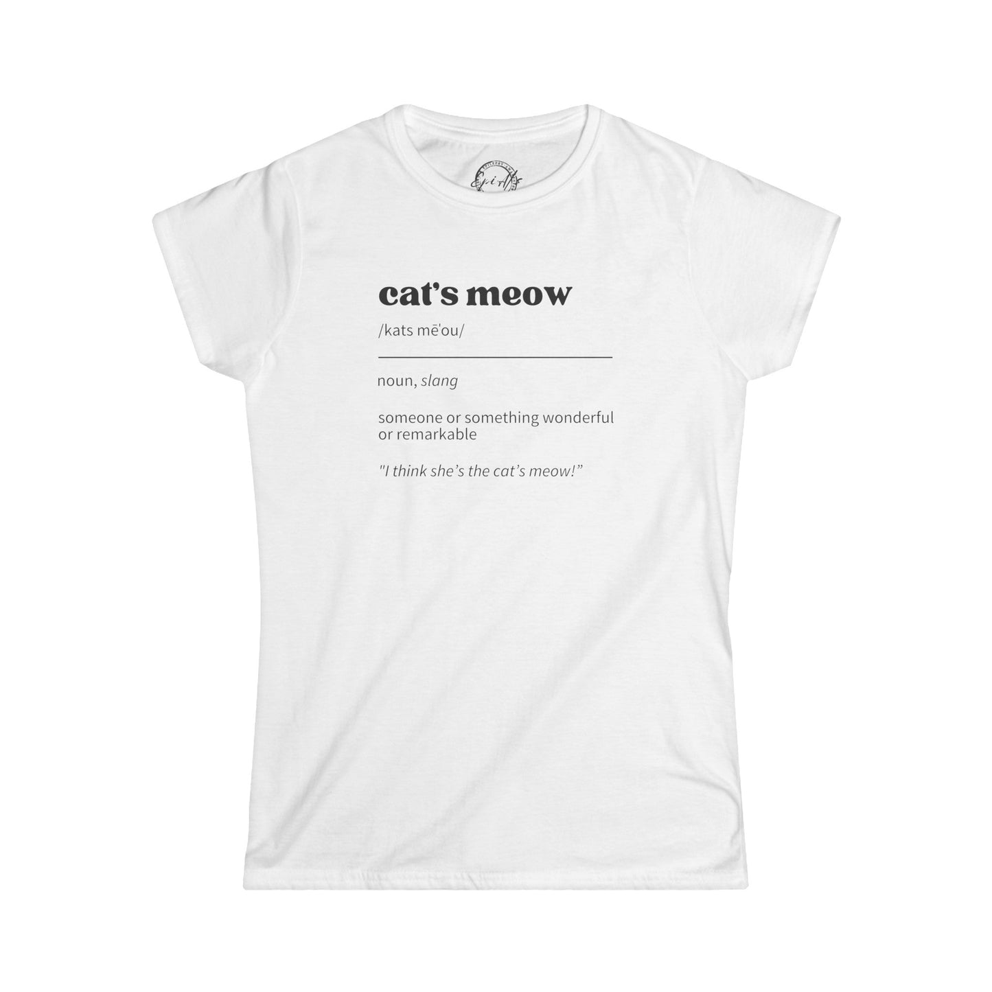 Cat's Meow Definition Women's Softstyle Tee