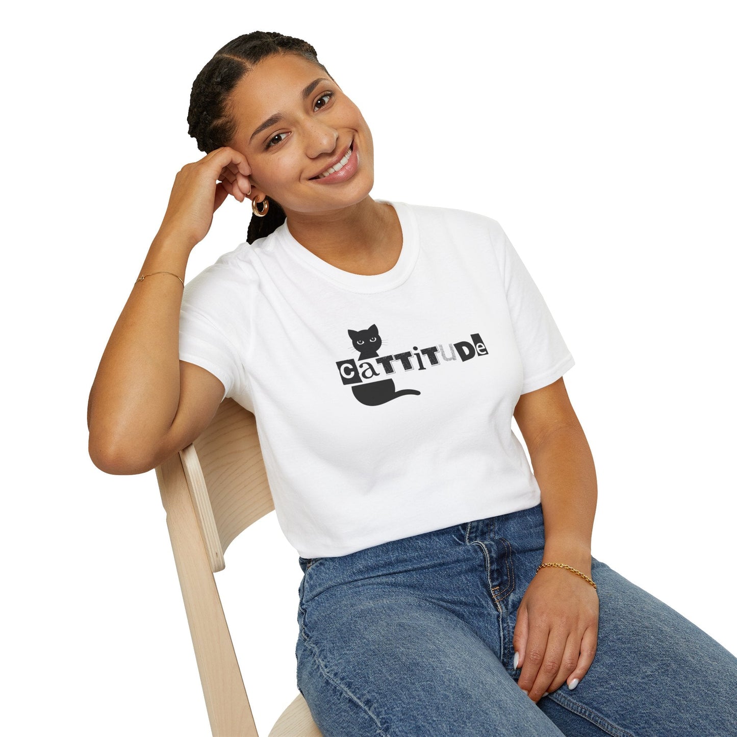 Cattitude Unisex Softstyle T-Shirt