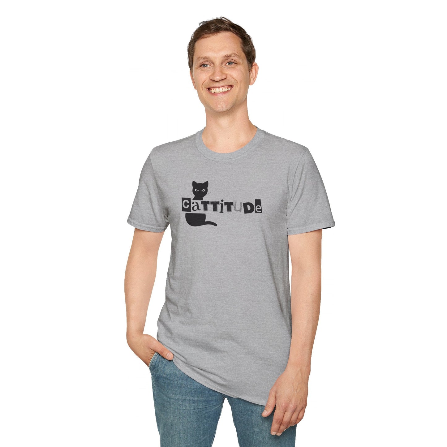 Cattitude Unisex Softstyle T-Shirt