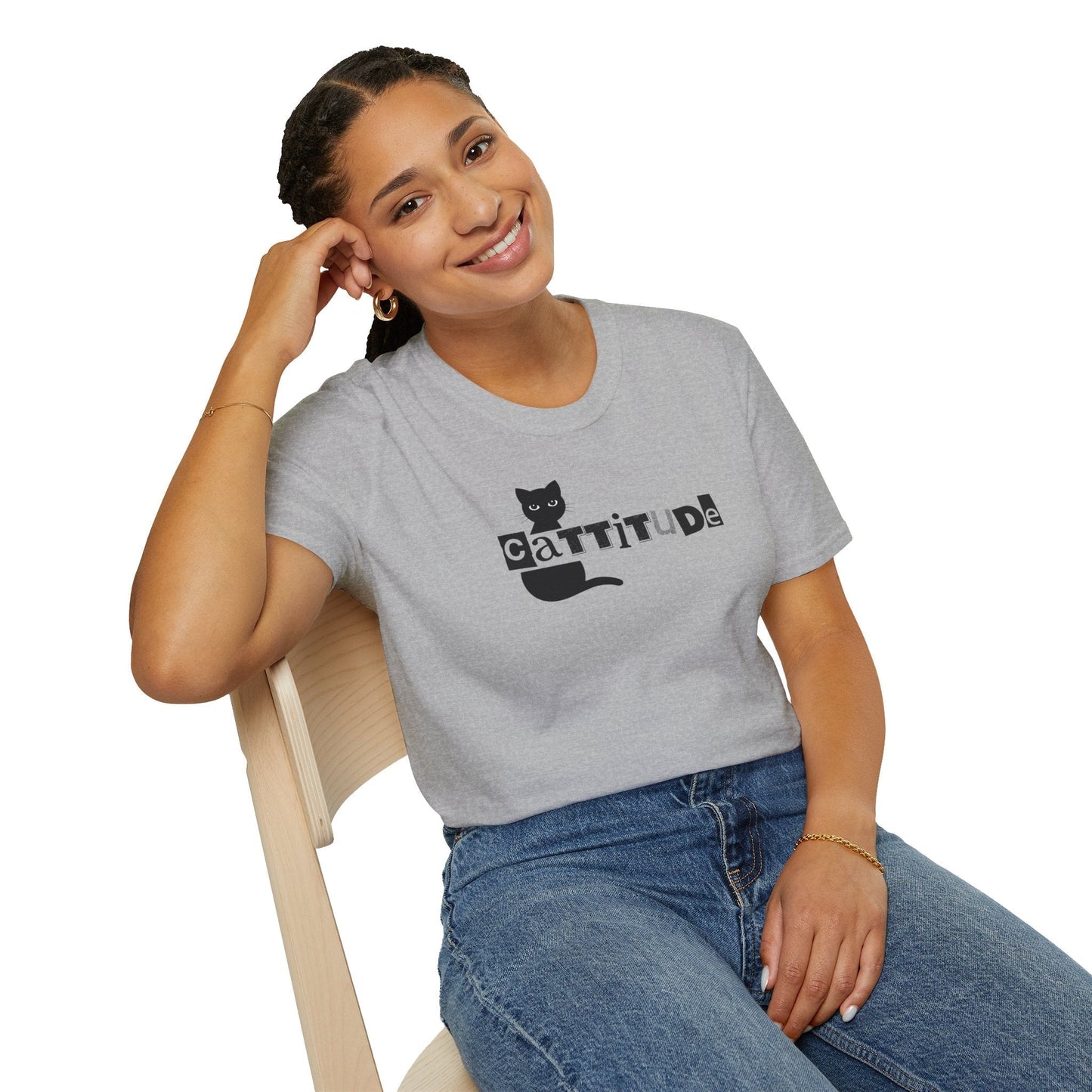 Cattitude Unisex Softstyle T-Shirt