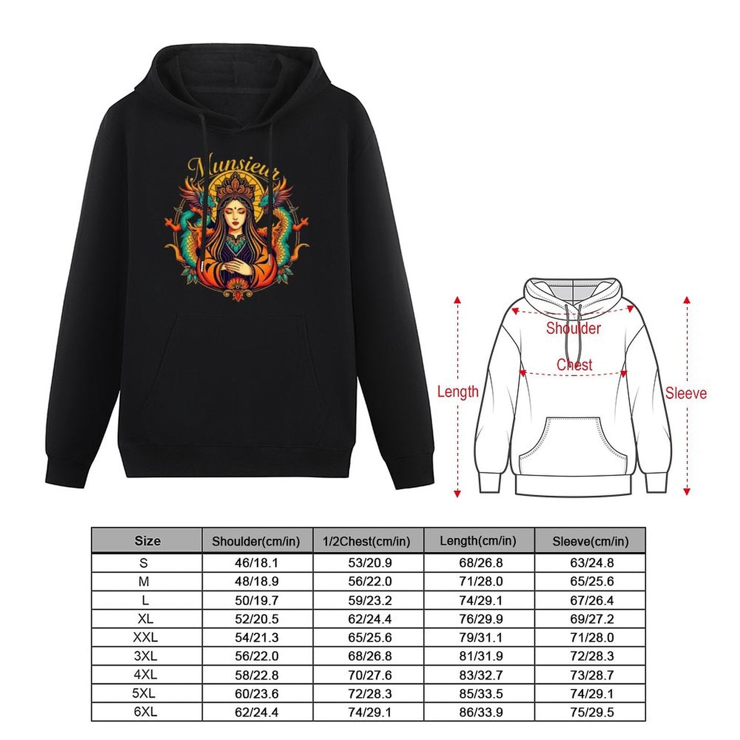 Munsieur Men's Hoodie: Sleek, Modern, and Effortlessly Cool