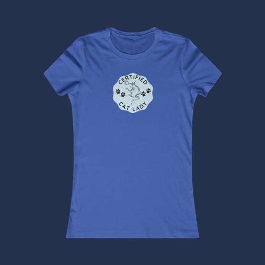 Certified Cat Lady Women's Favorite Tee