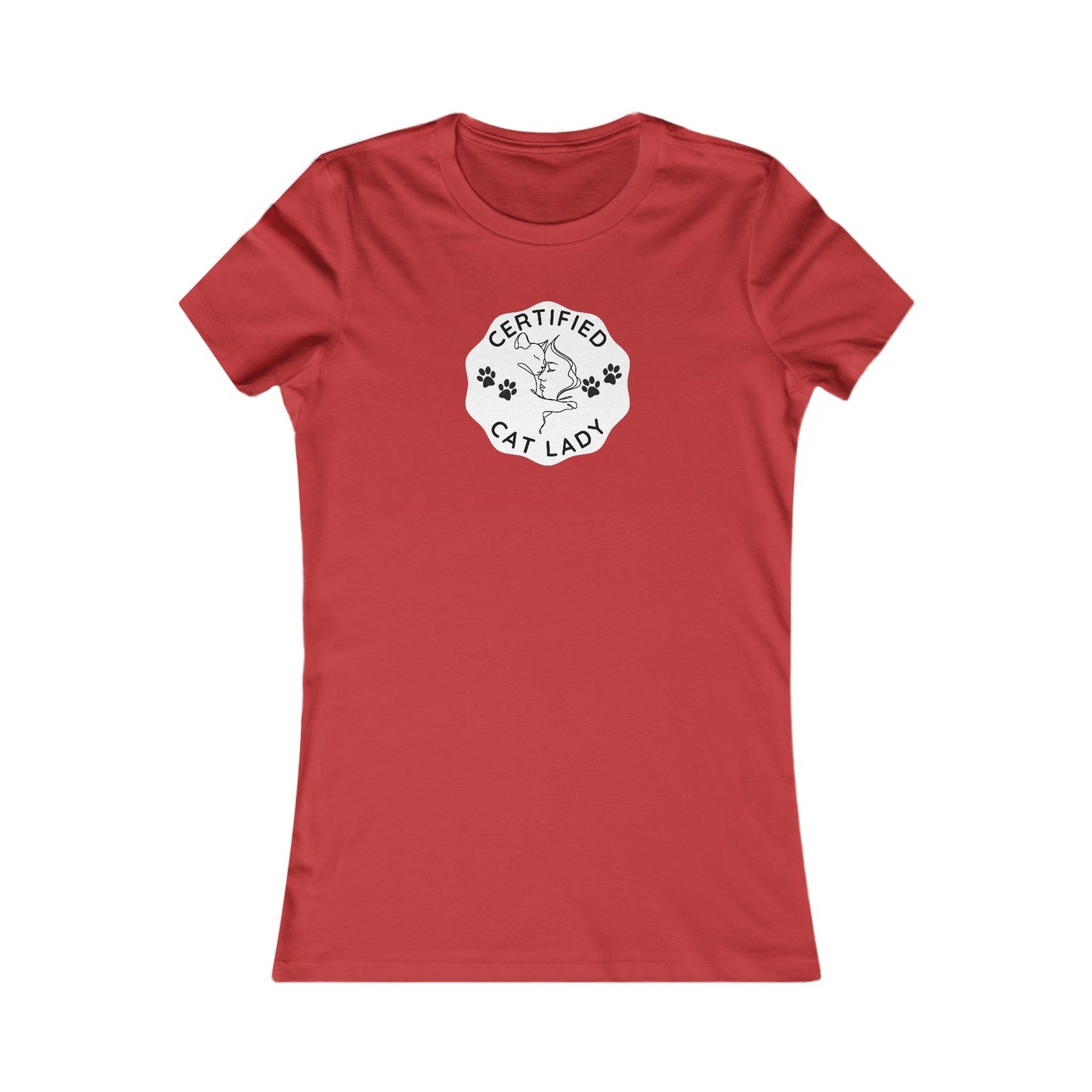 Certified Cat Lady Women's Favorite Tee