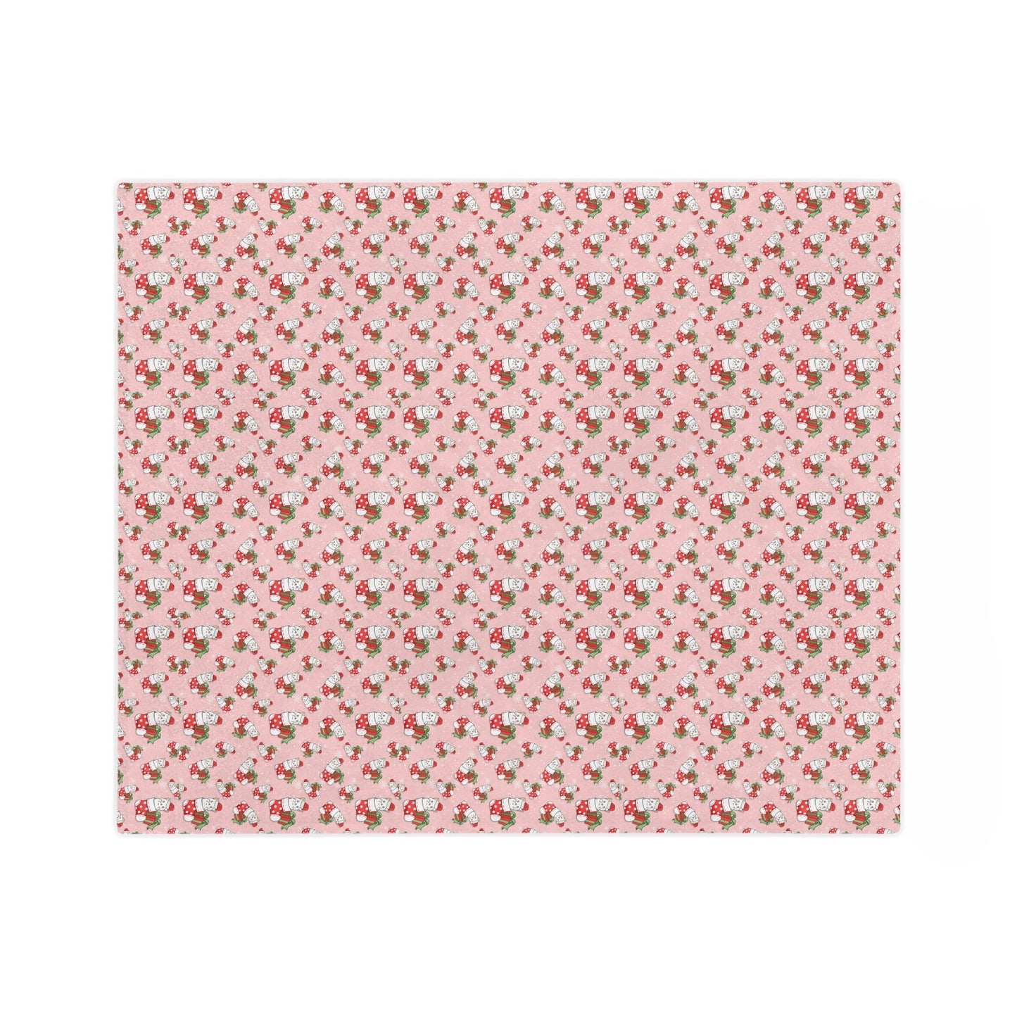 Christmas Stocking Kitty Velveteen Minky Blanket