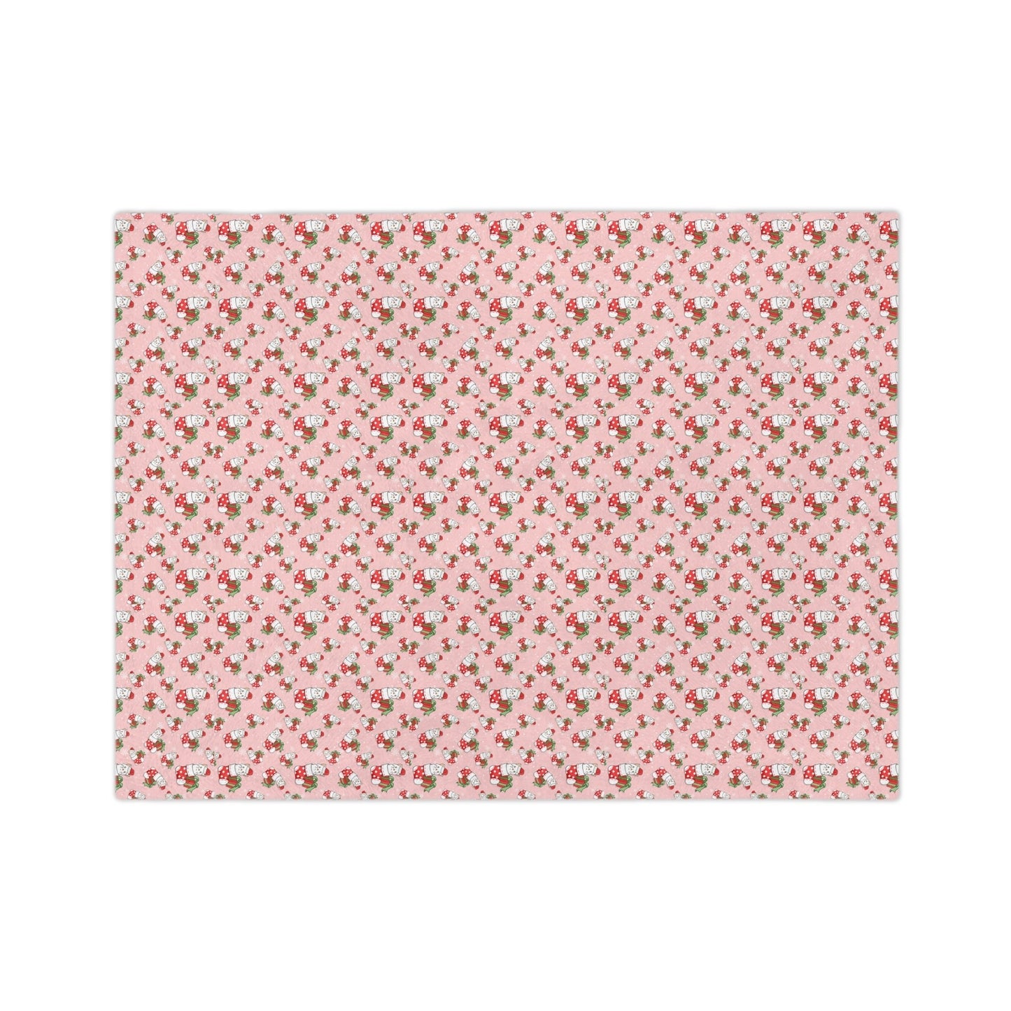 Christmas Stocking Kitty Velveteen Minky Blanket