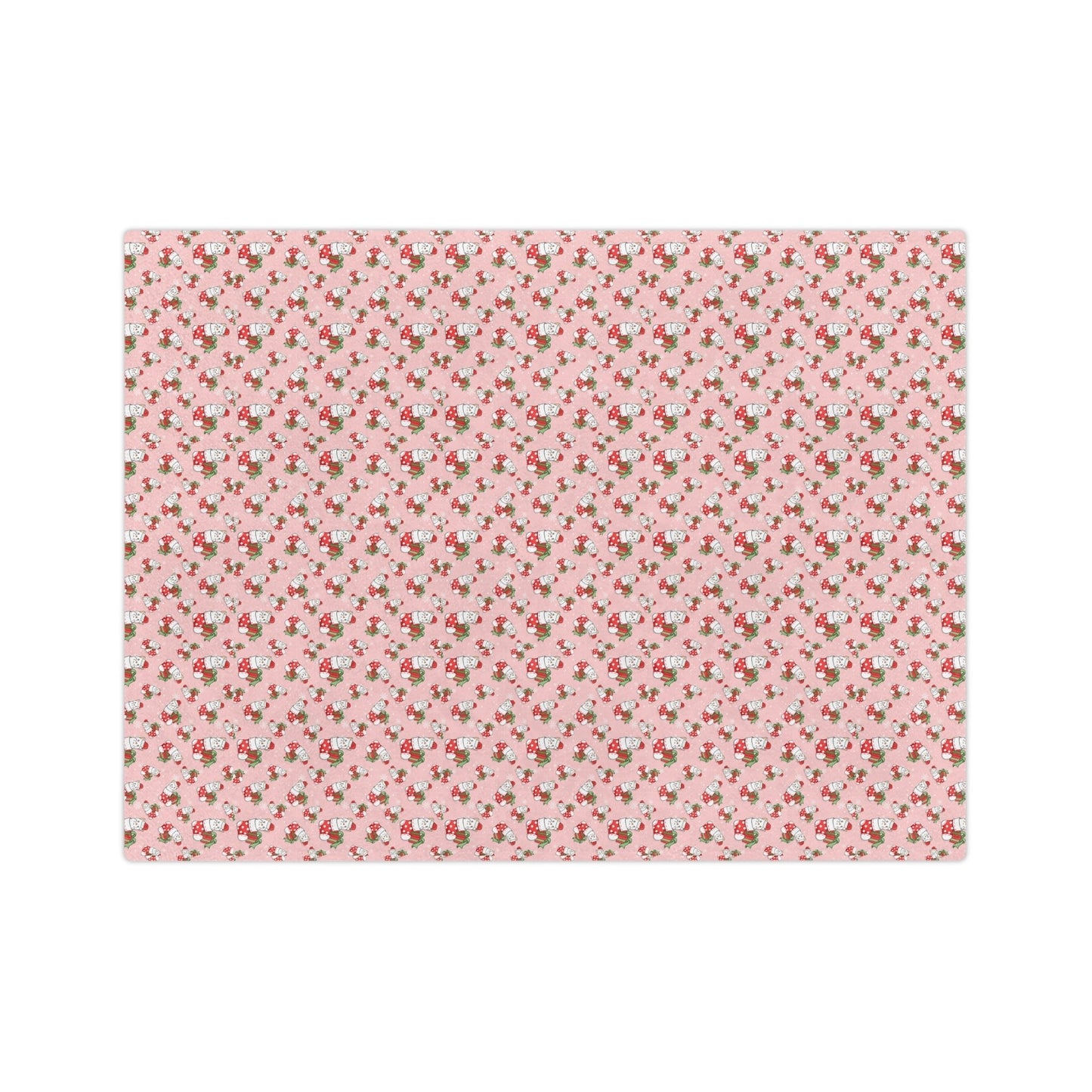 Christmas Stocking Kitty Velveteen Minky Blanket