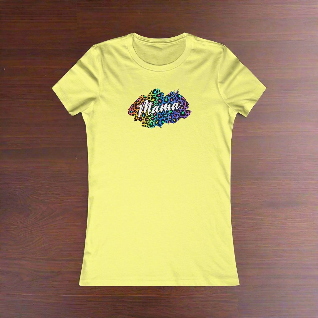 Colorful Leopard Mom Women's Favorite Tee