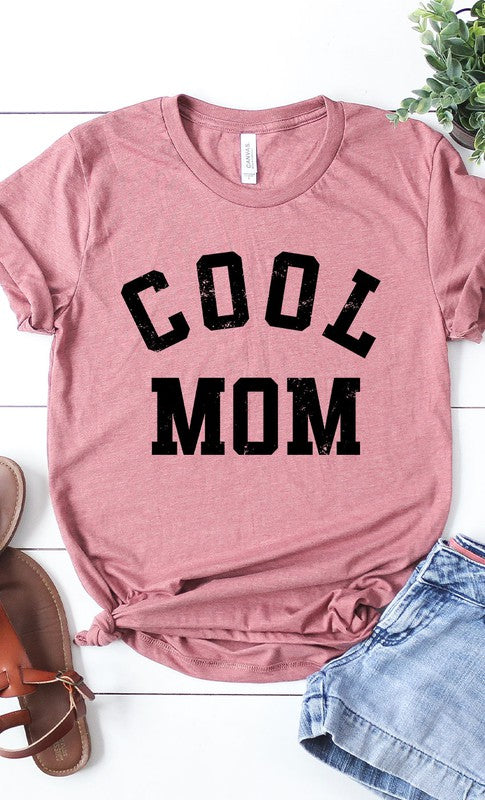 Retro Cool Mom Graphic Tee - Aaria Tees Aaria Tees