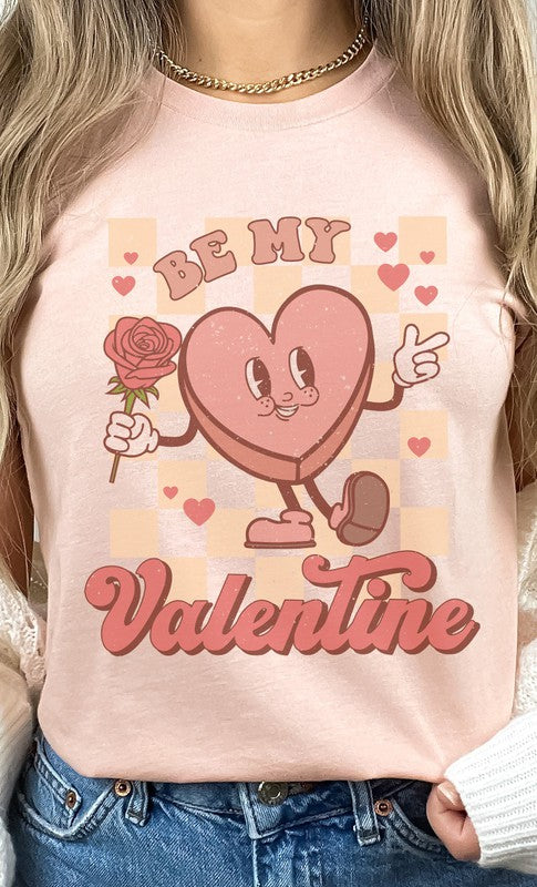 Candy Box Be My Valentine PLUS SIZE Graphic Tee - Aaria Tees