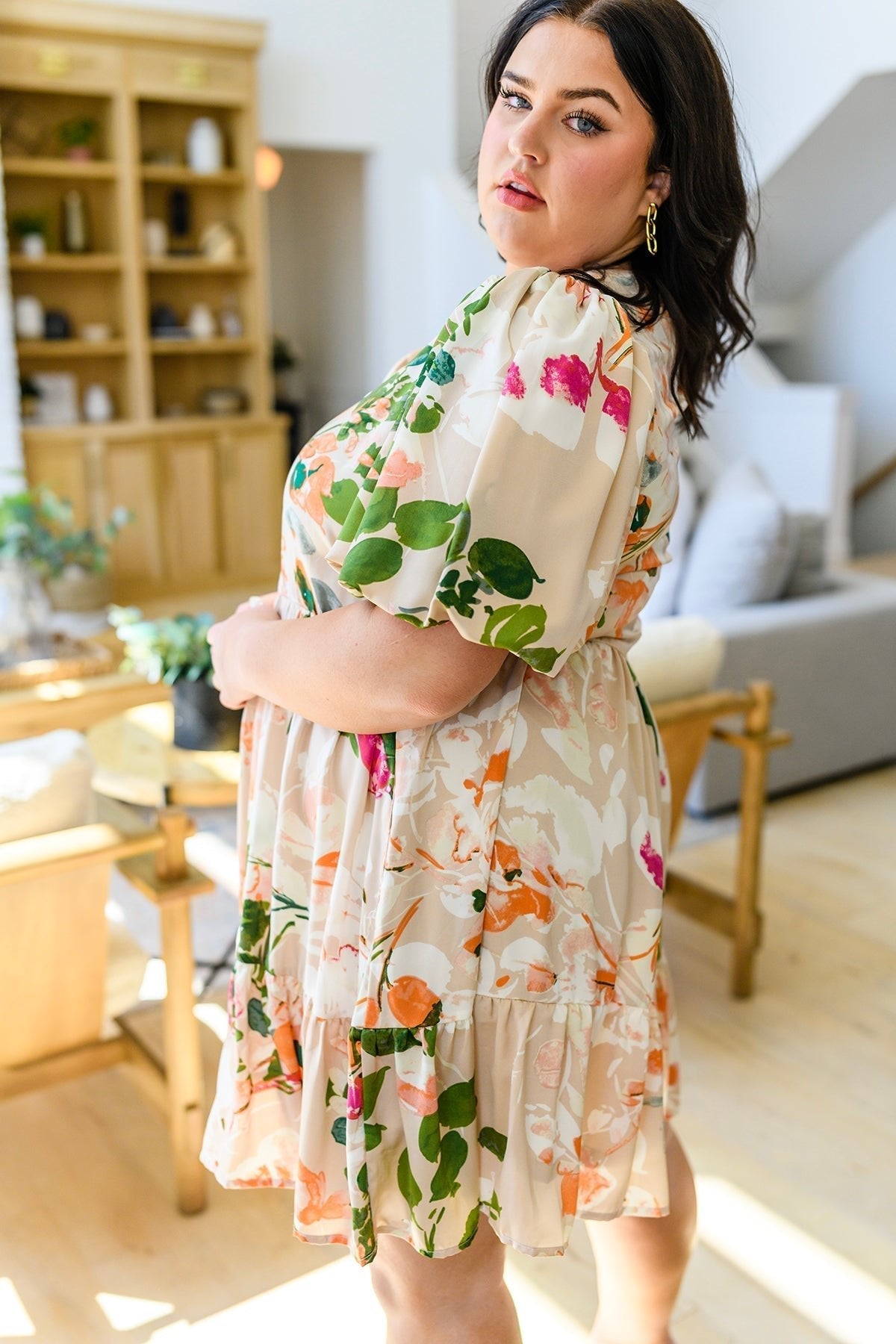 Delightful Surprise Floral Dress (Online Exclusive)