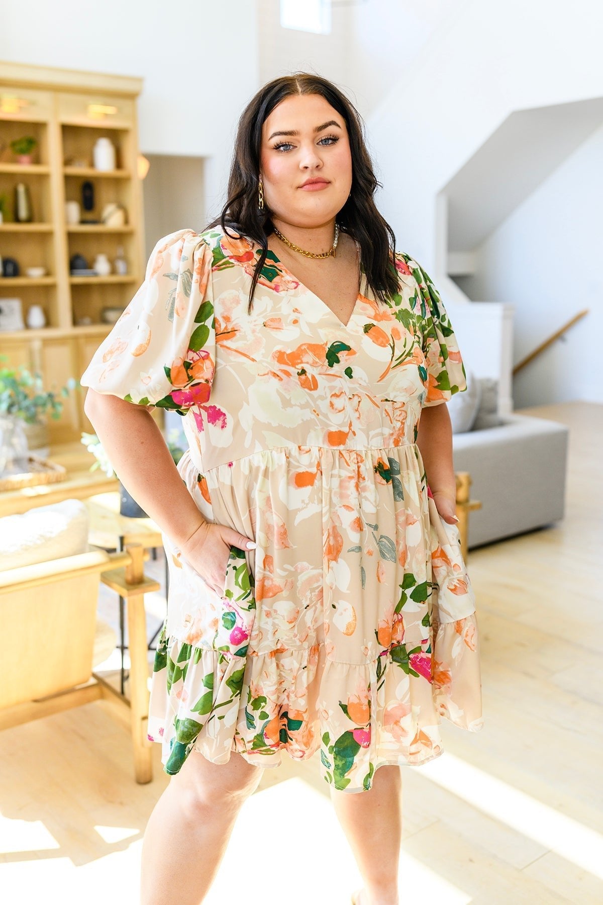Delightful Surprise Floral Dress (Online Exclusive)