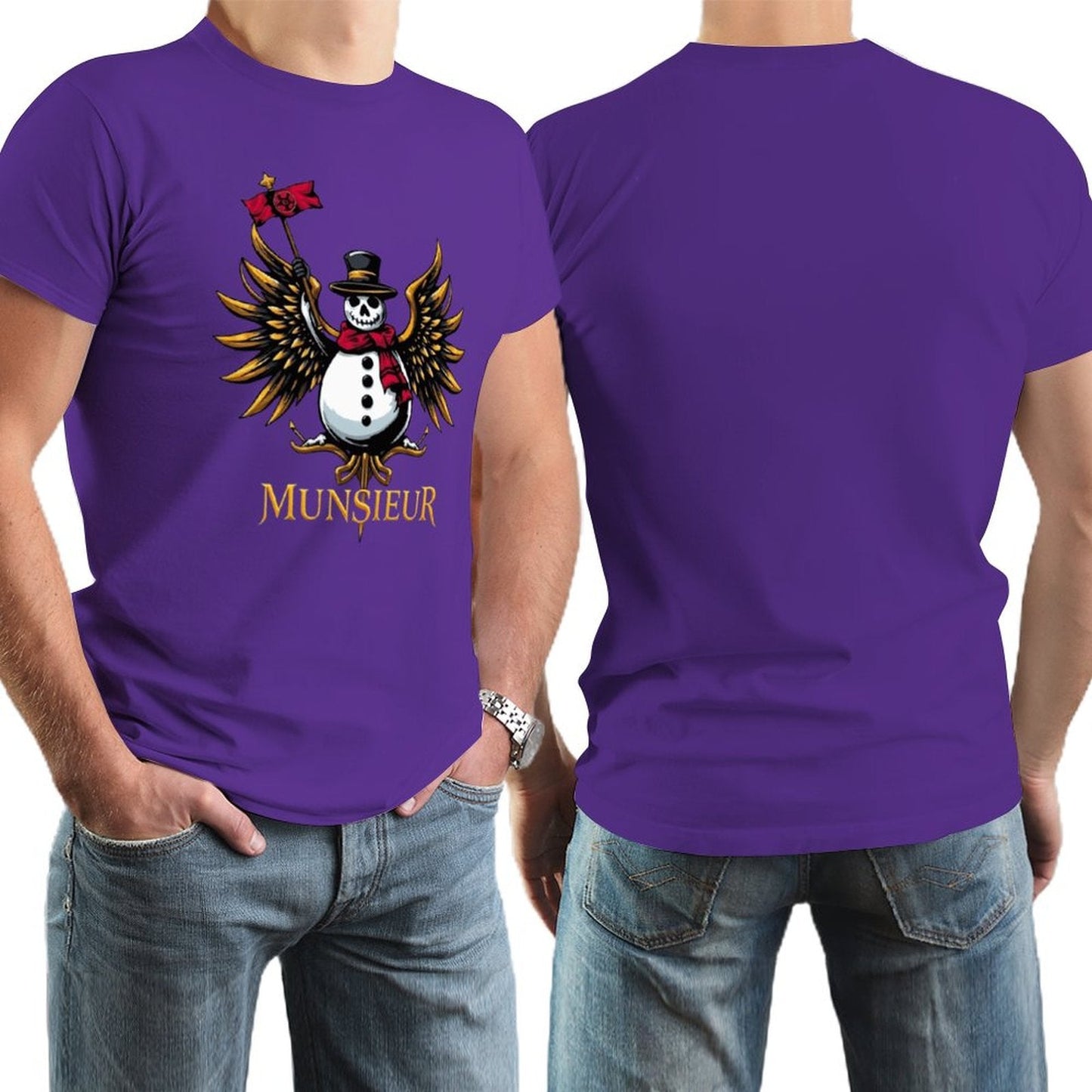 Munsieur Design Christmas Collection "Jack Floss" Tee for Men