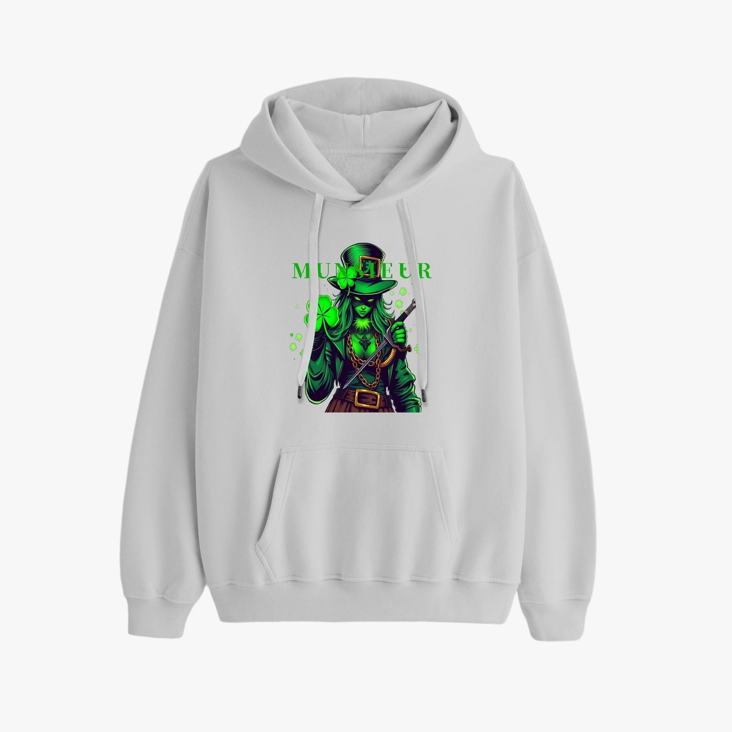 St. Patrick's Day Collection Munsieur Unisex Premium Pullover Hoodie Sweater Clover Gang Betty
