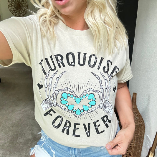 Turquoise Forever Graphic Tee