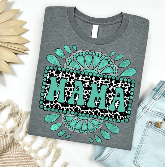 Turquoise Mama Gemstone Graphic Tee