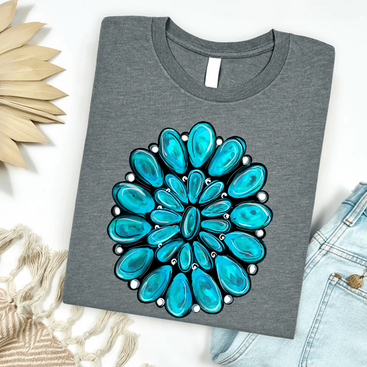 Turquoise Stone Graphic Tee