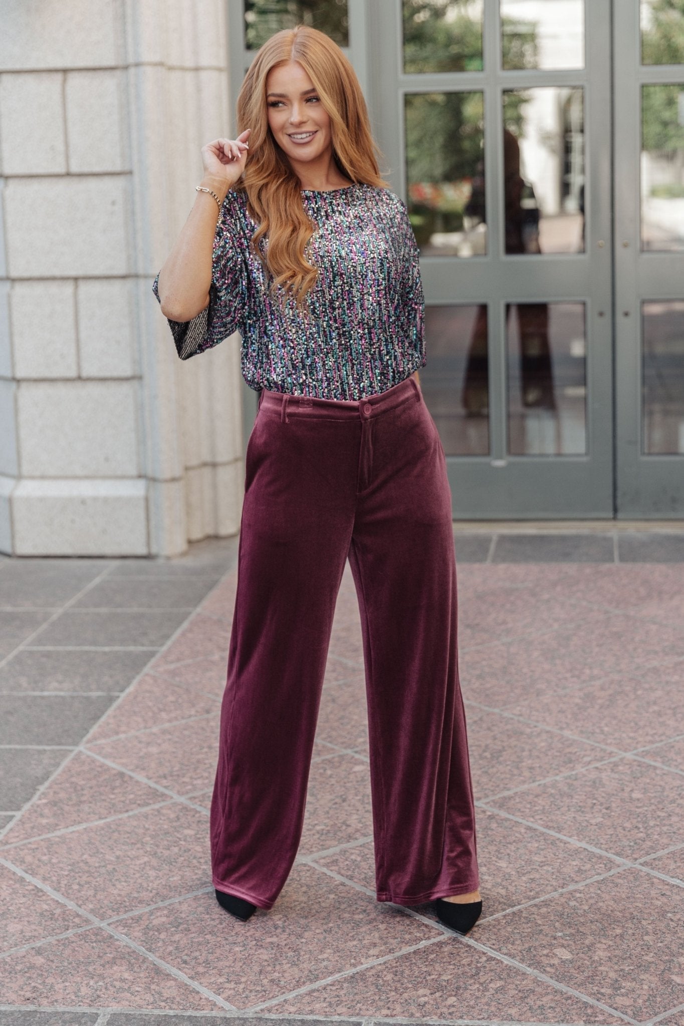 Evening of Stars Sequin Top (Online Exclusive)