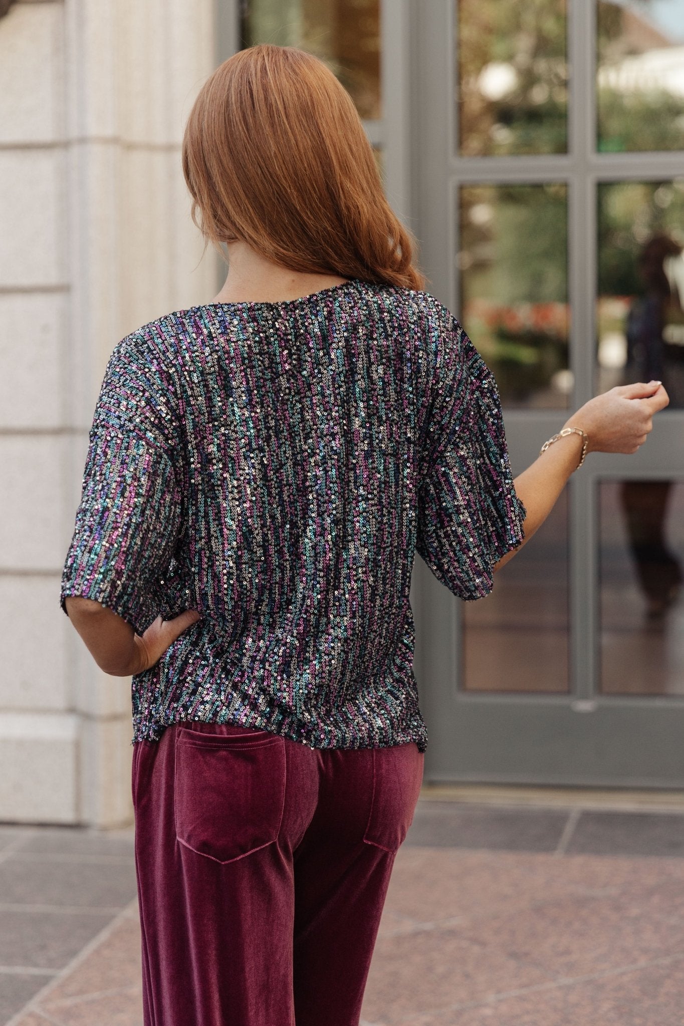 Evening of Stars Sequin Top (Online Exclusive)