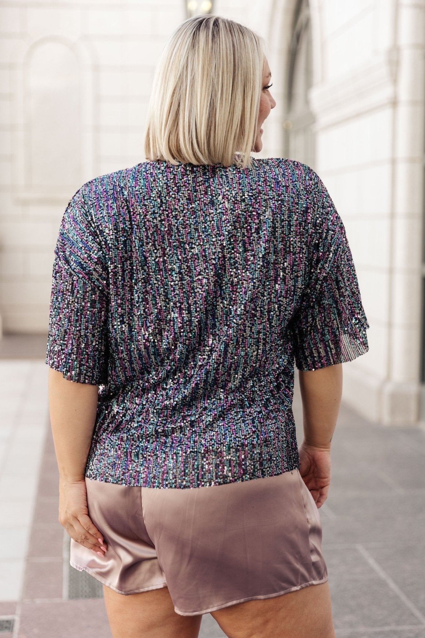 Evening of Stars Sequin Top (Online Exclusive)