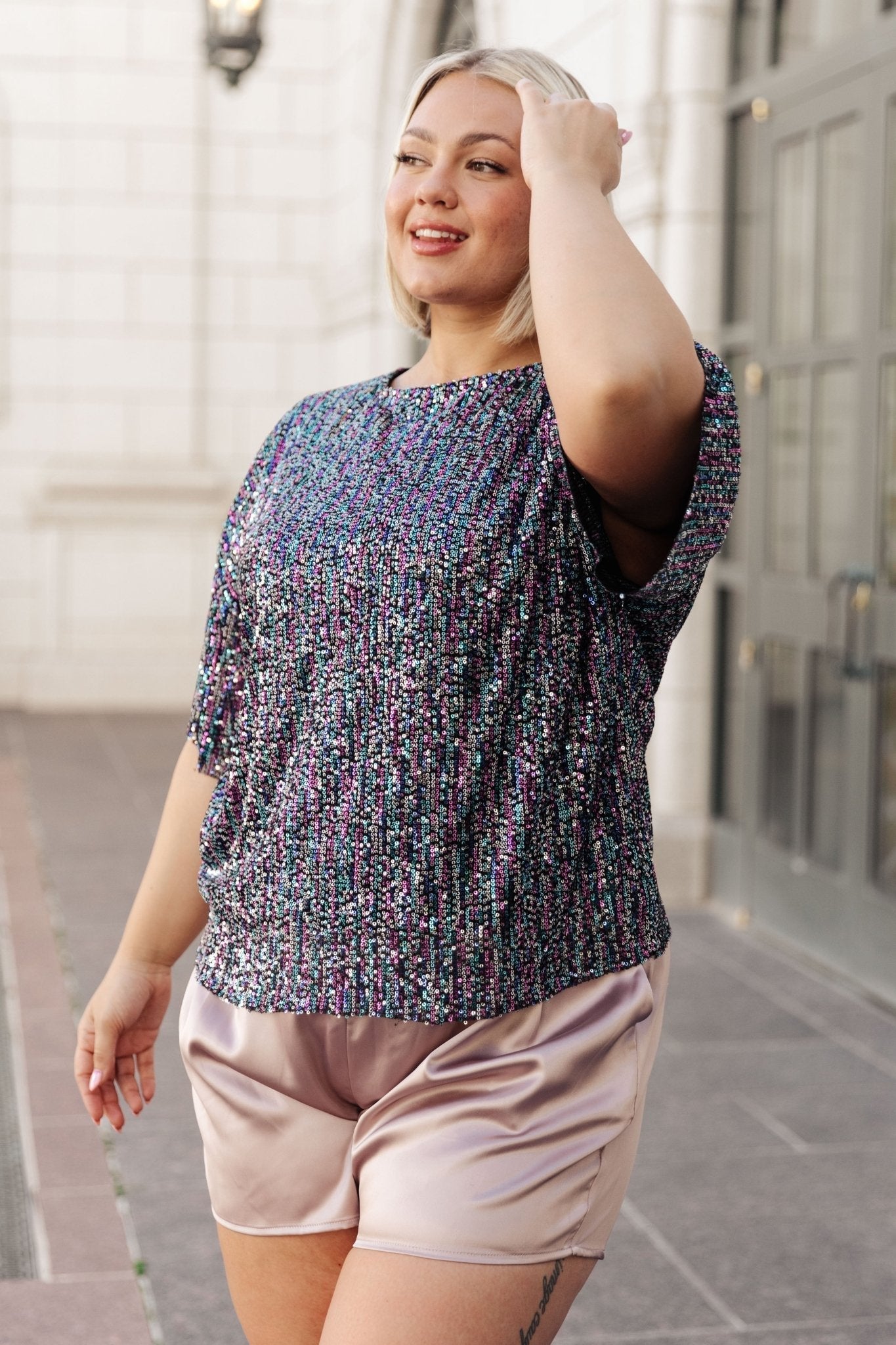 Evening of Stars Sequin Top (Online Exclusive)