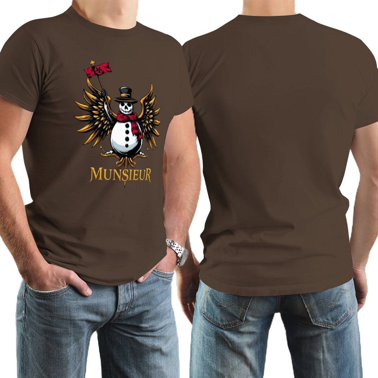 Munsieur Design Christmas Collection "Jack Floss" Tee for Men