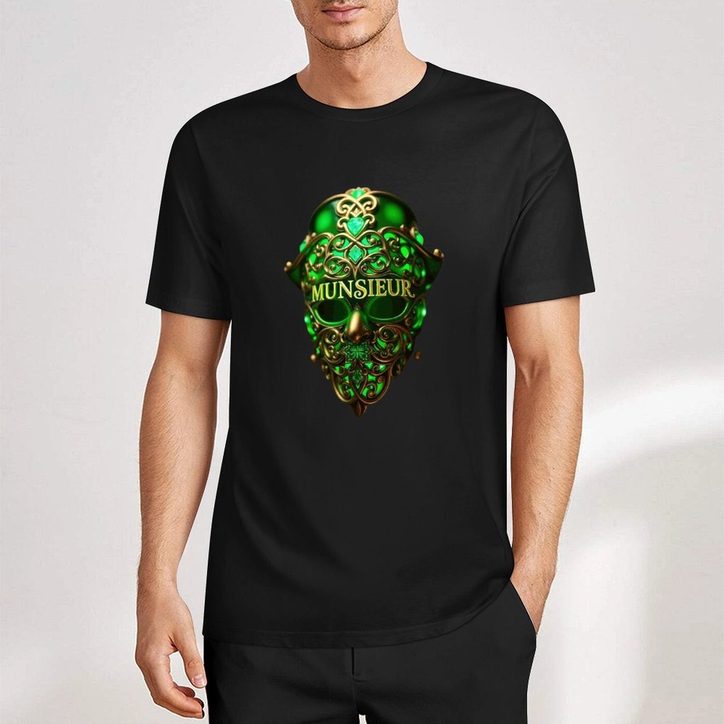 Munsieur St. Patrick's Day Collection "Skull of Clovernook" Tee for Men
