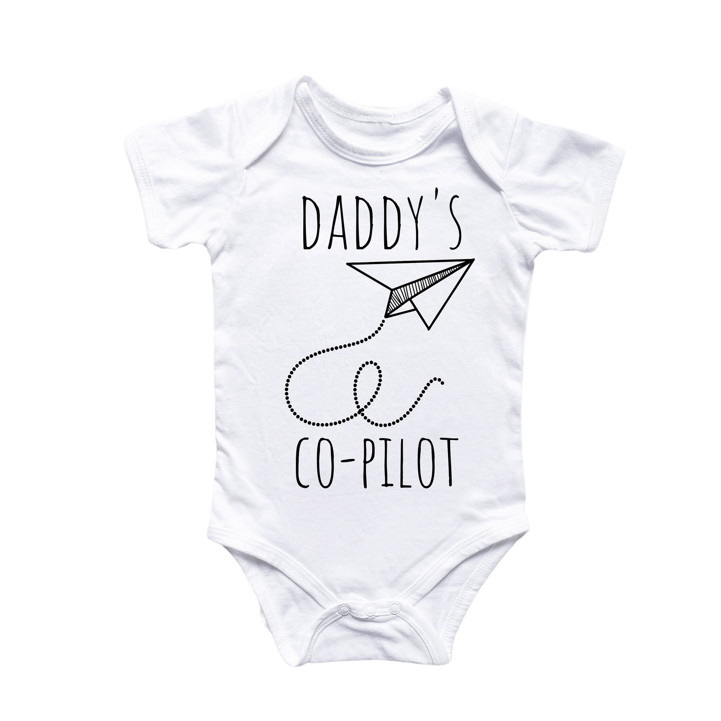 Copilot Pilot Airplane - Baby Boy Girl Clothes Infant Bodysuit Funny Cute Newborn Aaria Tees