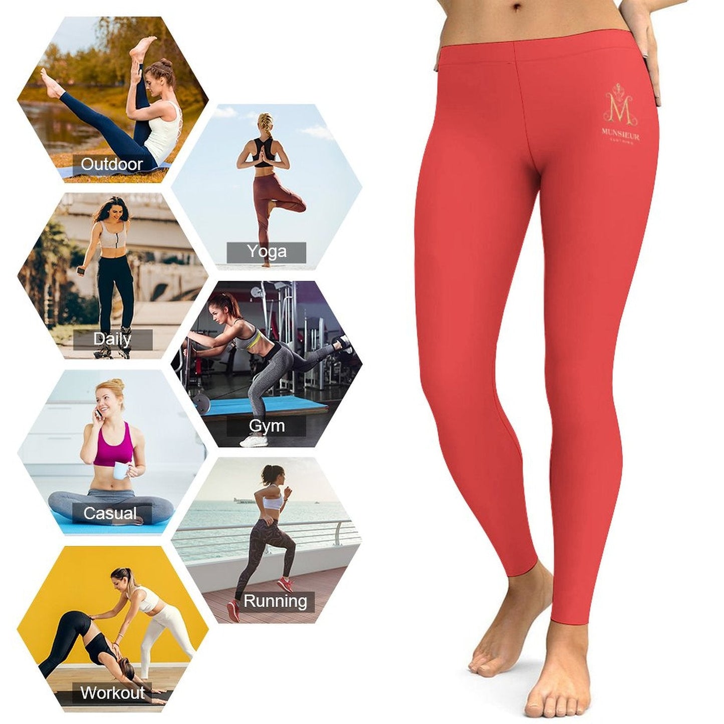 Munsieur Fashionable Leggings for Women - Stylish Comfort