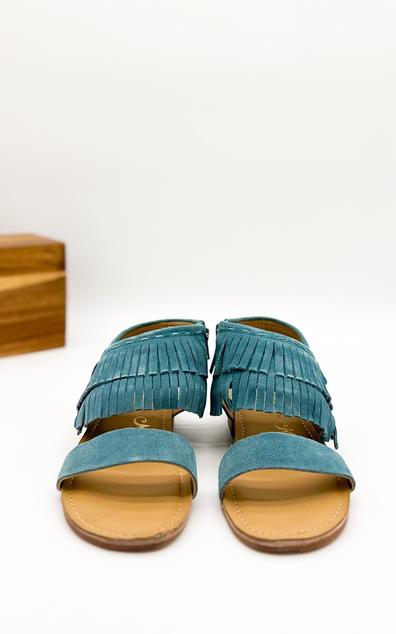 Fringe Star Sandal in Teal (Online Exclusive)