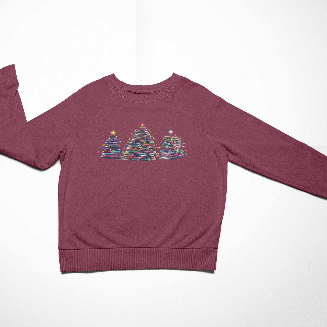 Booked for Christmas Graphic Sweatshirt