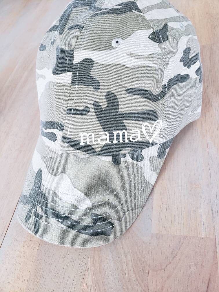 Camo Mama Hat • One Size Adjustable Hat