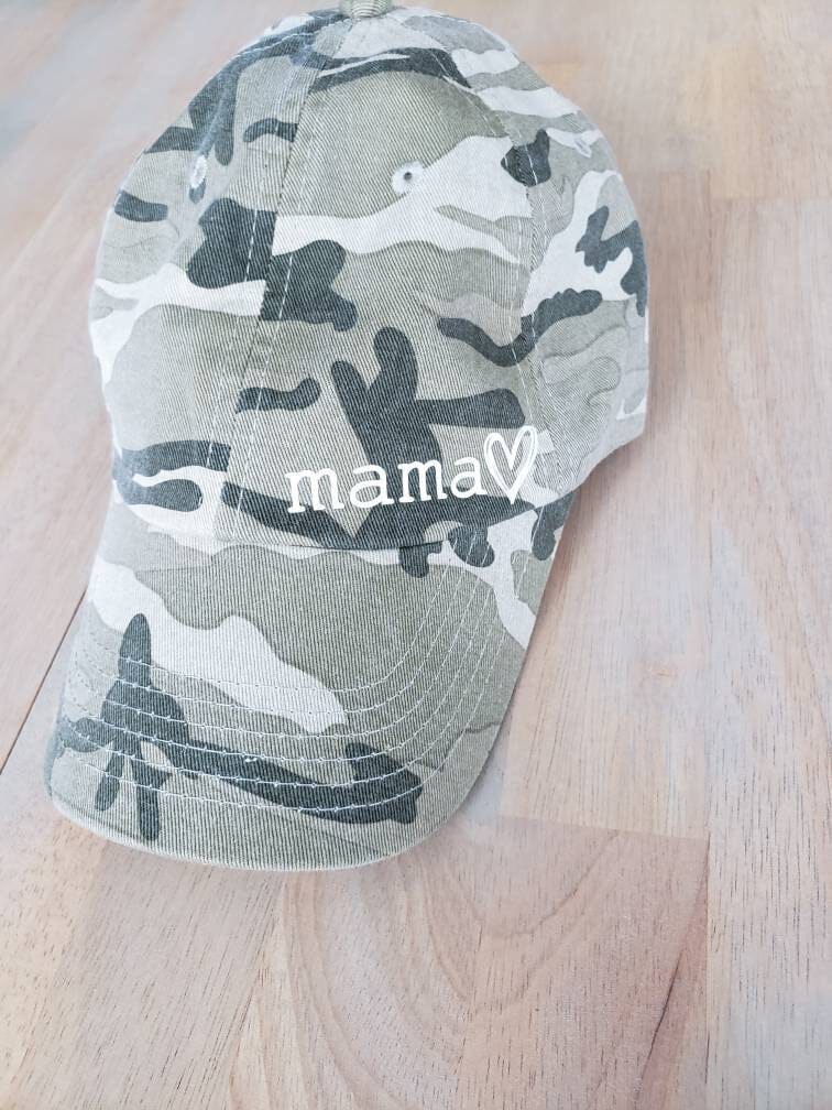 Camo Mama Hat • One Size Adjustable Hat