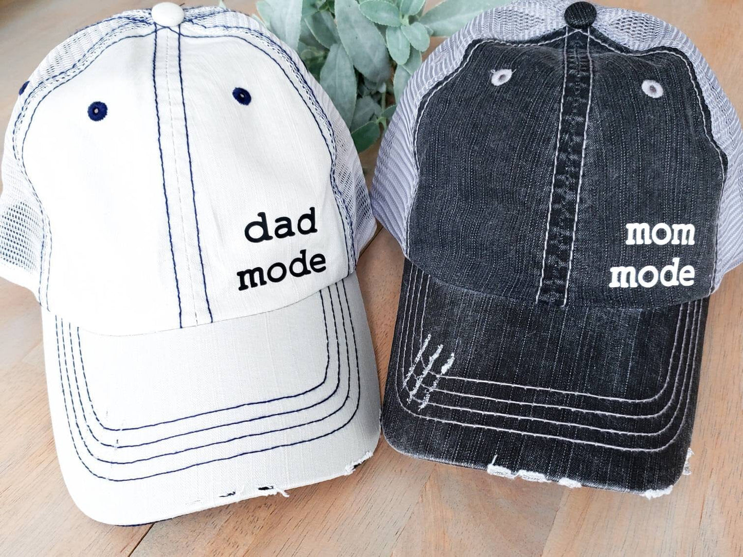 Mom and Dad Hats • Mom Mode Dad Mode Hat