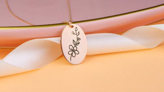 Birthday Month Flower Necklace