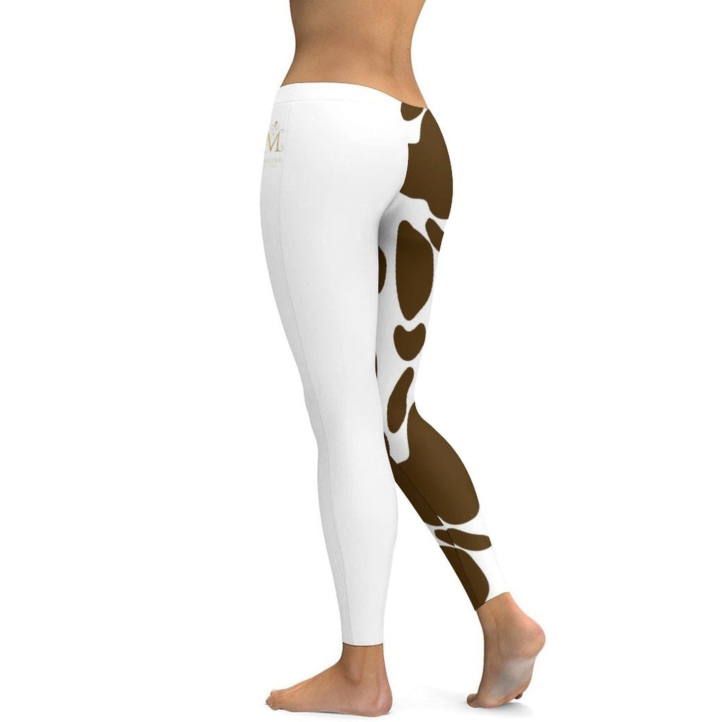 Munsieur Luxury Streetwear Leggings Cow Print