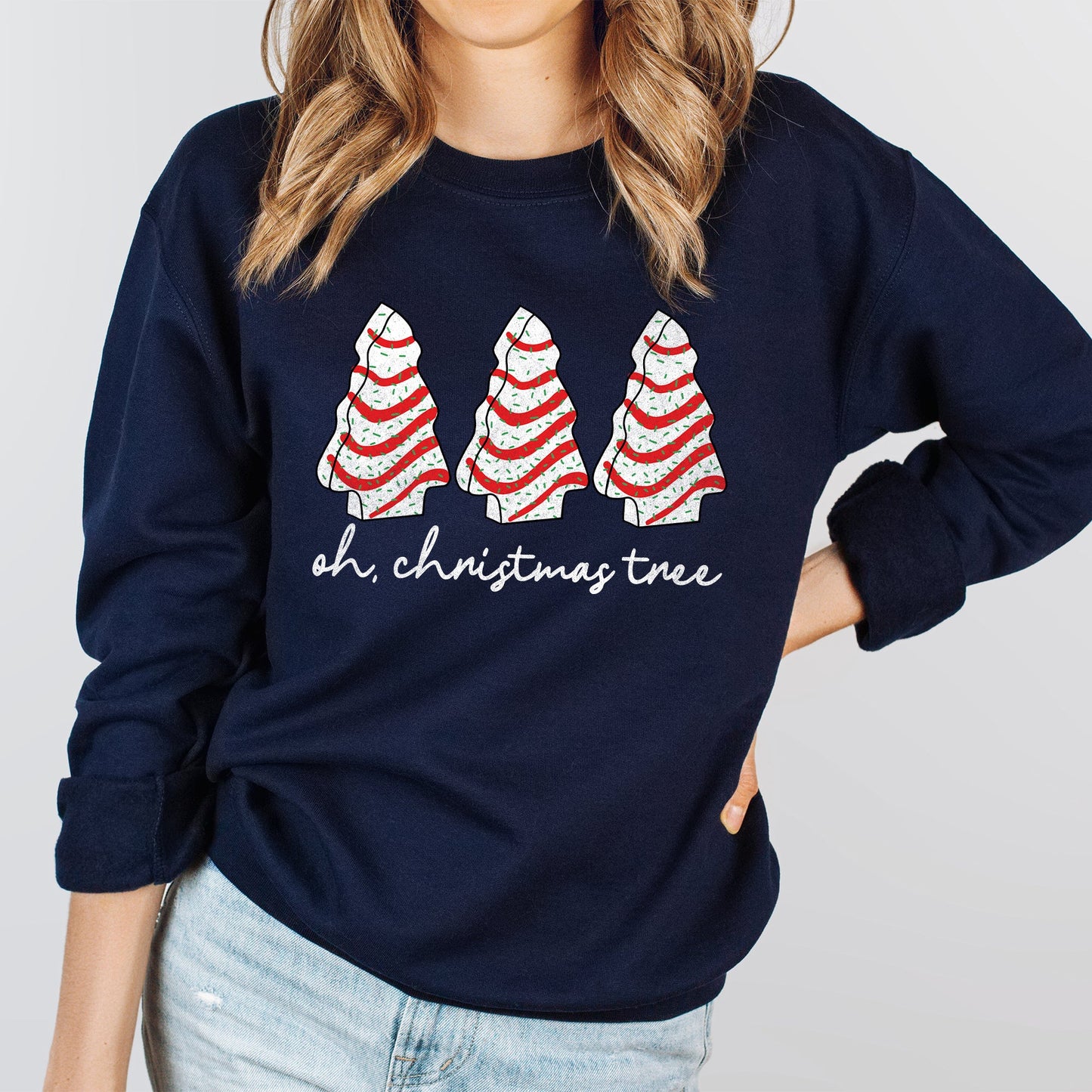 Oh Christmas Tree, Snack Little Debbie Christmas Sweatshirt