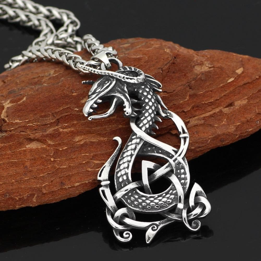 Vikings Jörmungandr Stainless Steel Necklace