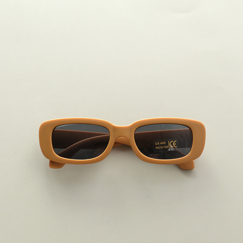 Kids Candy Color Square Frame Fashion Sunglasses