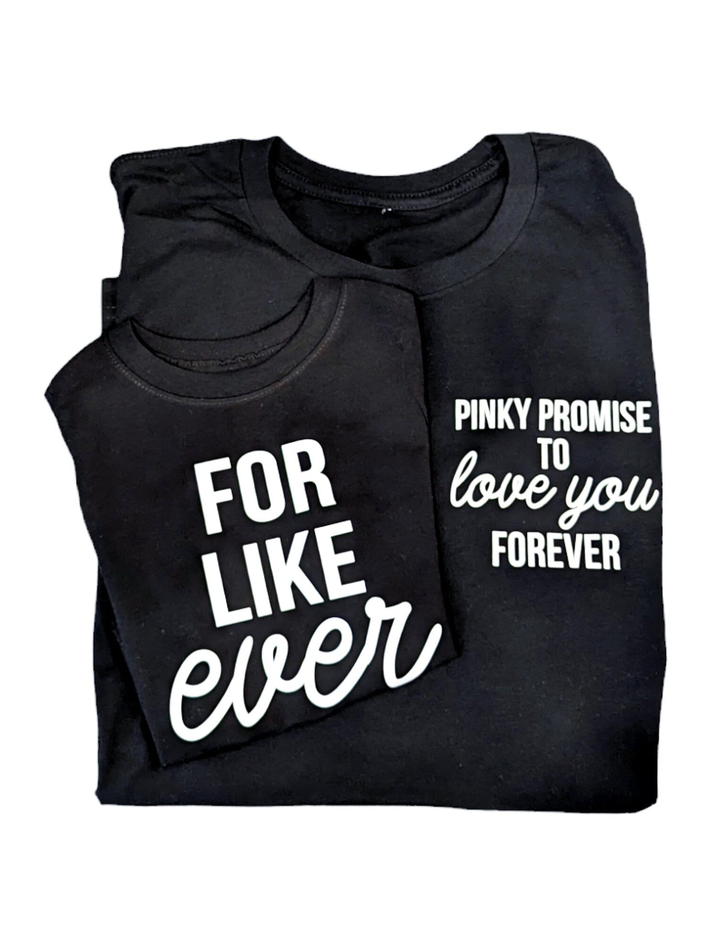 Pinky Promise to Love You Black Set