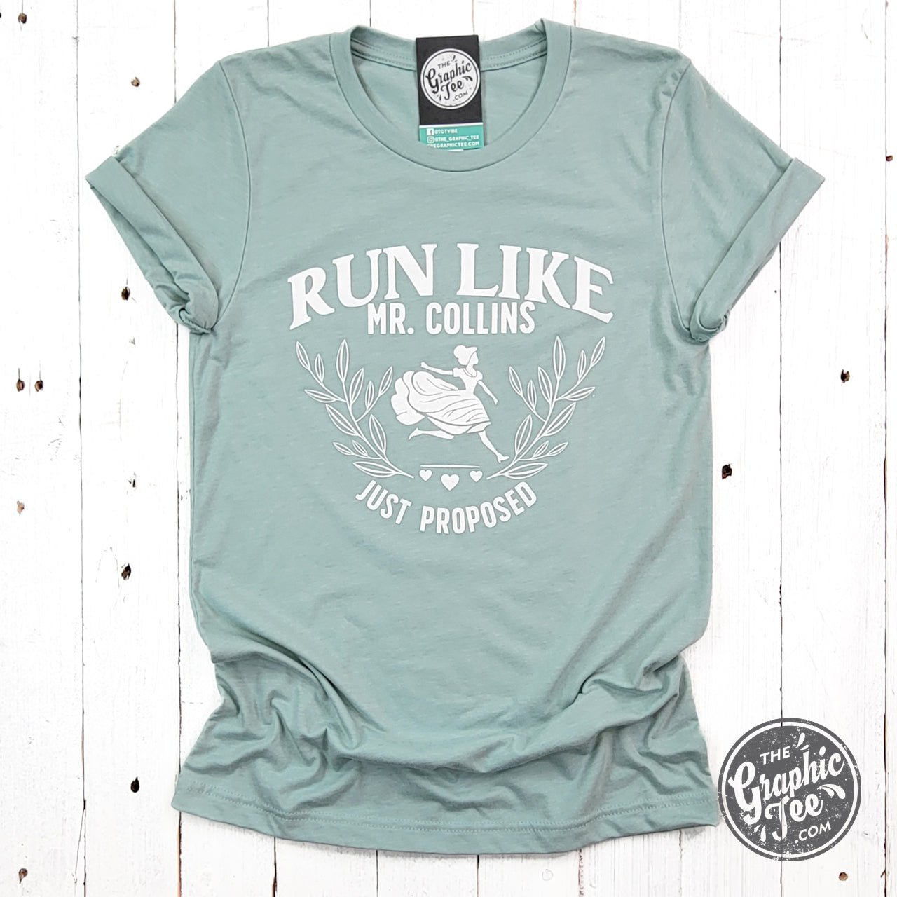Run Like Mr. Collins Just Proposed Short Sleeve Tee