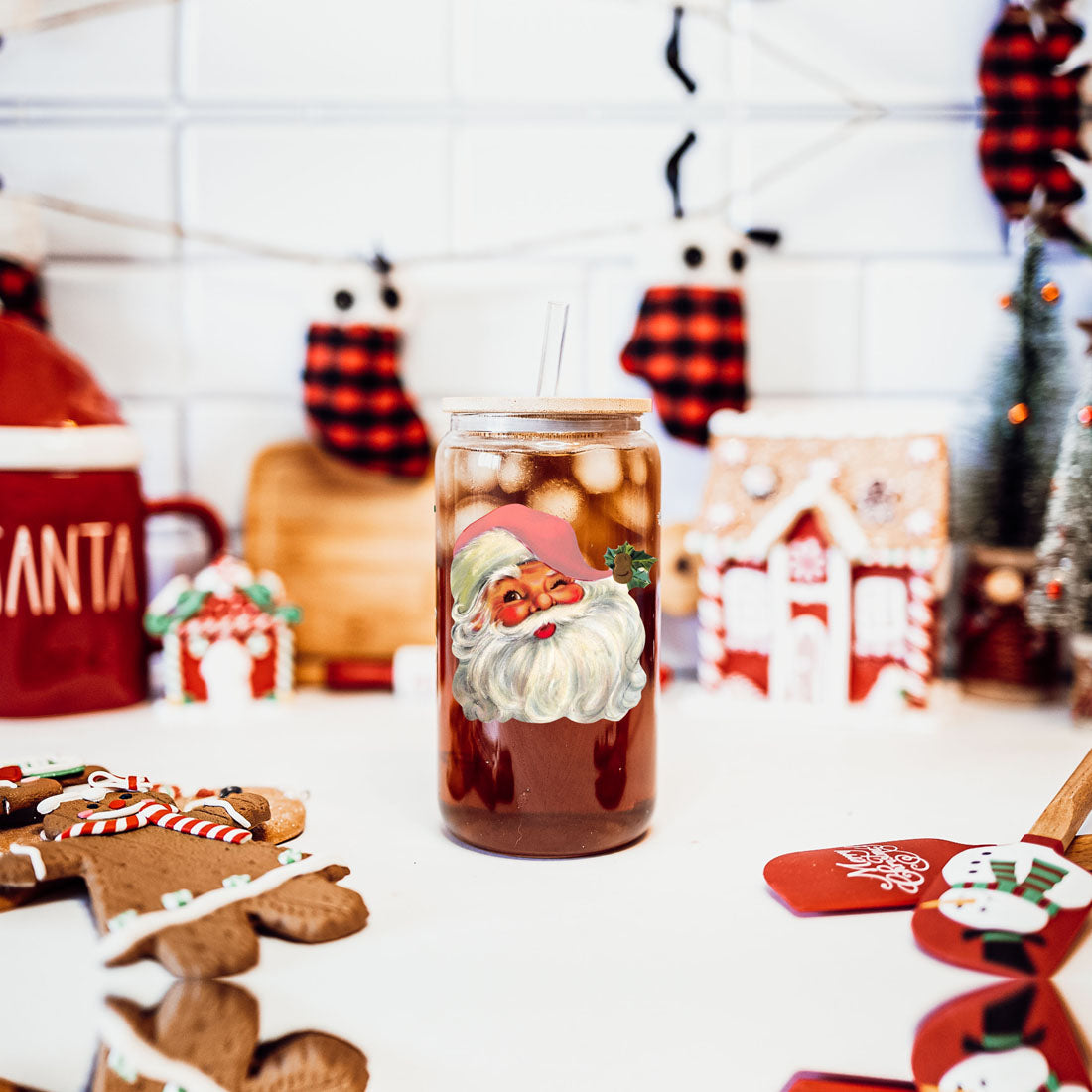 Vintage Santa 17oz
